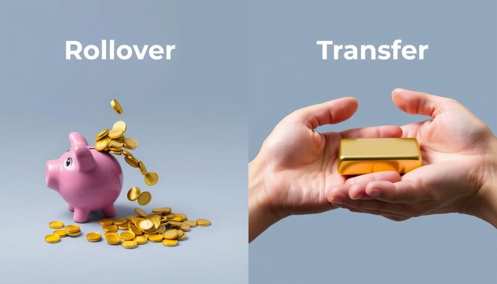 rollover versus transfer comparison