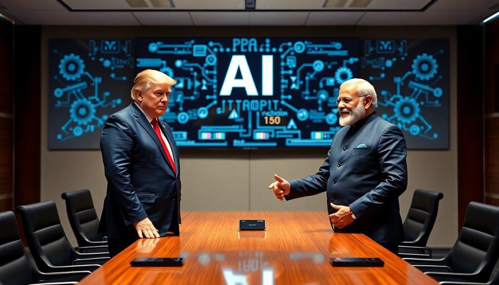 trump and modi collaborate on ai