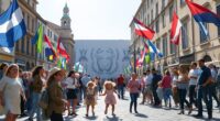 euro strengthens from peace efforts