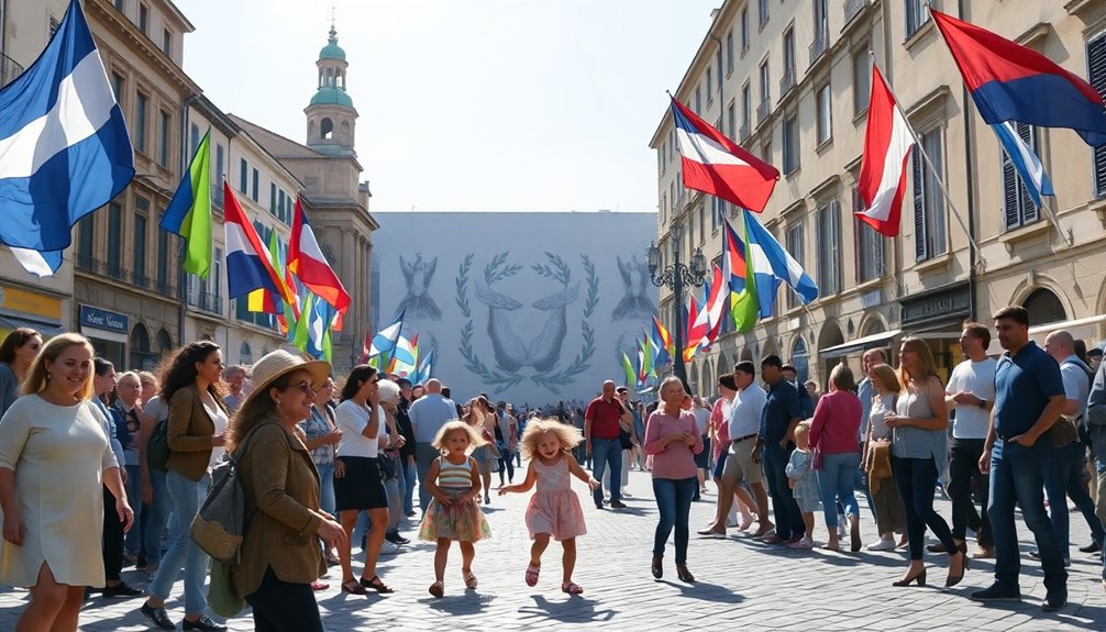euro strengthens from peace efforts