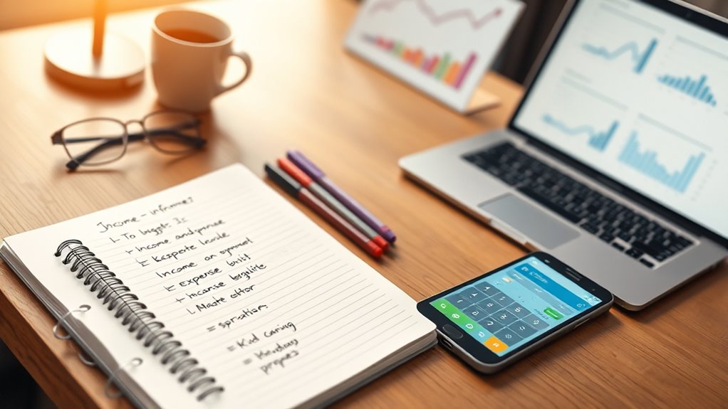 evaluate and track finances