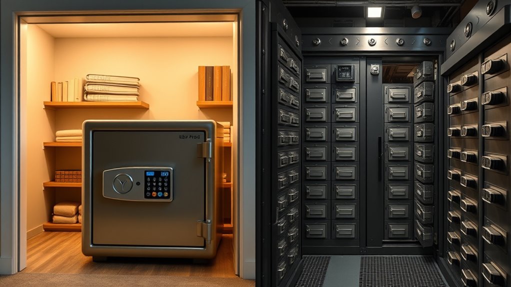 home vs secure depository storage
