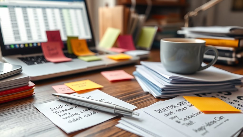 prioritize debts develop plan