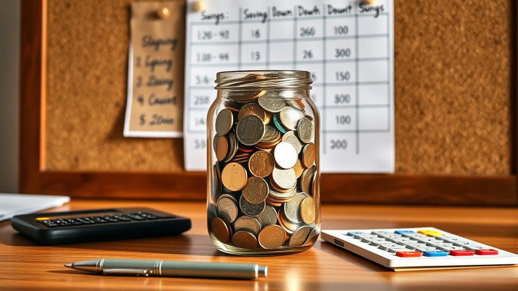 set achievable savings milestones