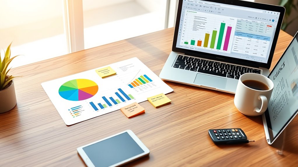 set goals review regularly