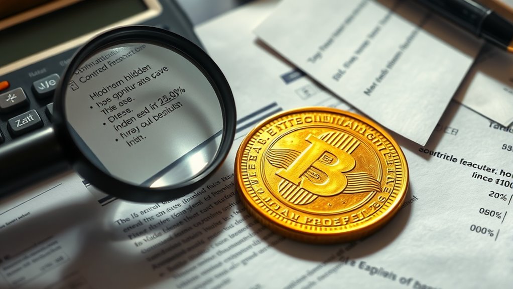 unclear fees and hidden costs