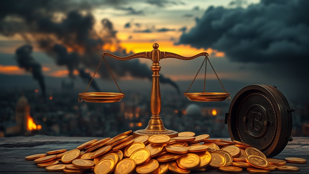 gold increases during unrest