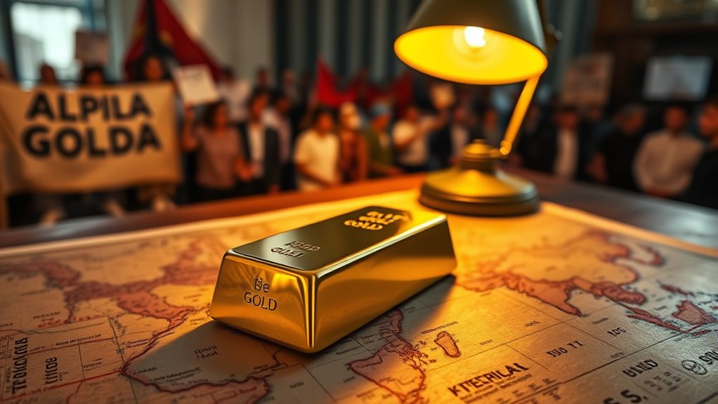 gold prices rise during conflicts