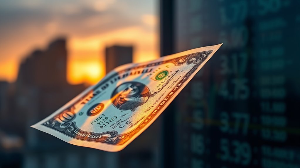 dollar rises on inflation