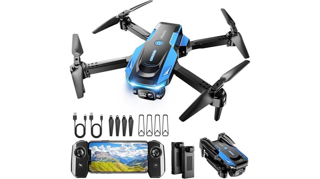 1080p foldable voice drone