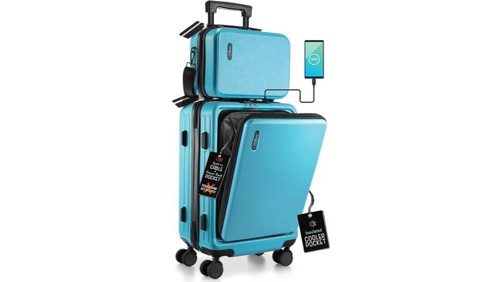22 inch wheelie travel set