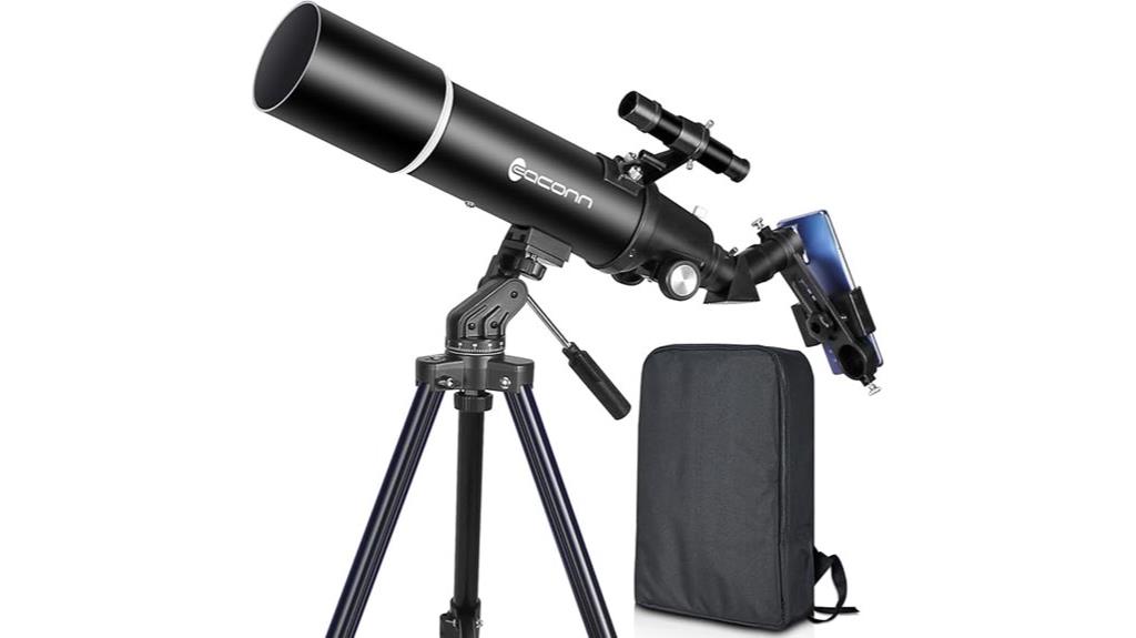 adult astronomical refractor telescope