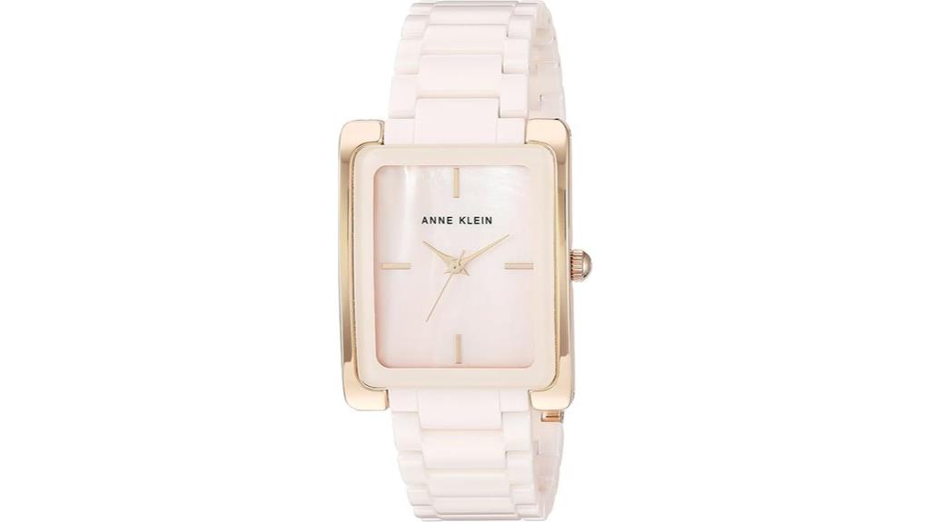 anne klein ceramic bracelet watch