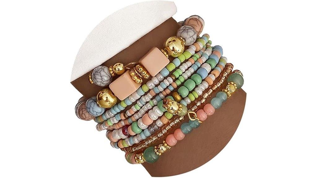 beaded women s bracelet set