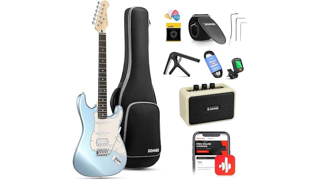 beginner electric guitar package
