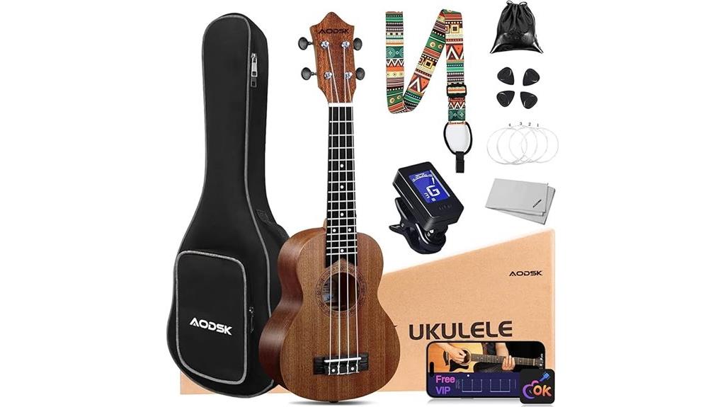 beginner soprano ukulele kit