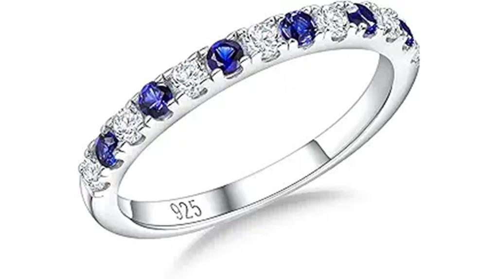 birthstone eternity ring