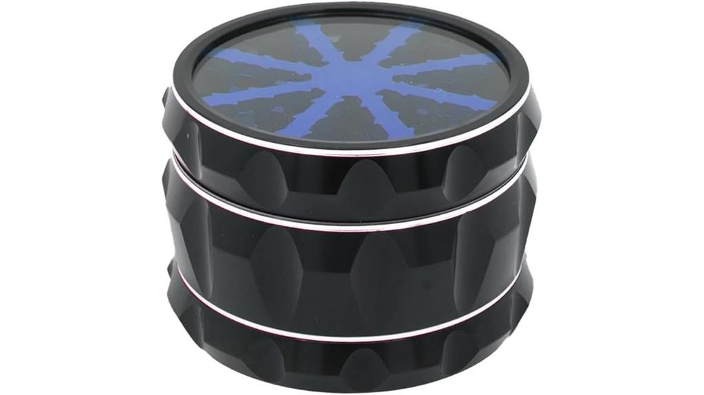 blue 2 5 aluminum grinder