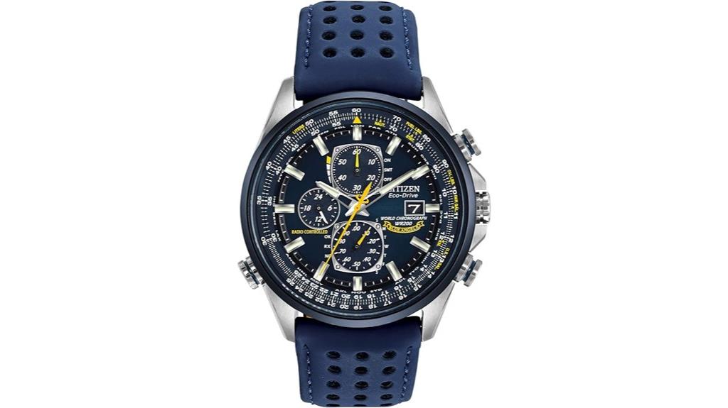 blue dial sport watch