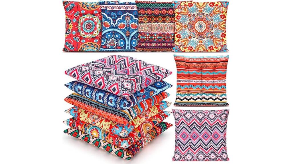 bohemian living room pillows