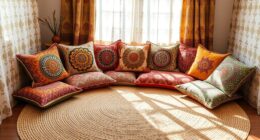 boho floor cushions list