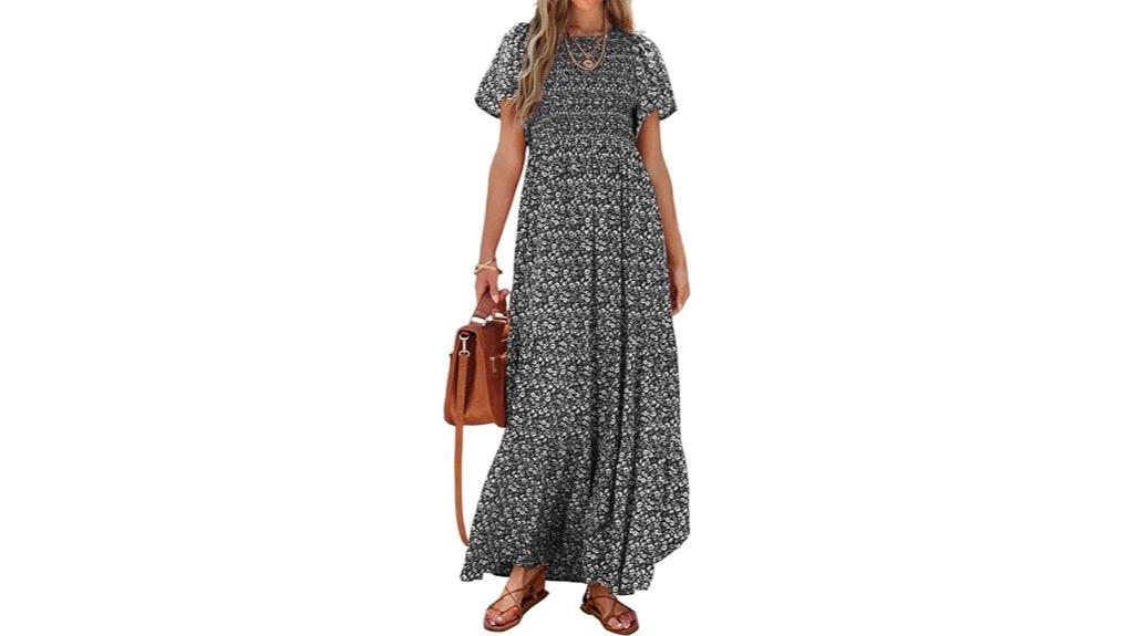 boho floral summer dress