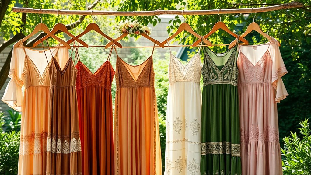 boho maxi dresses selection