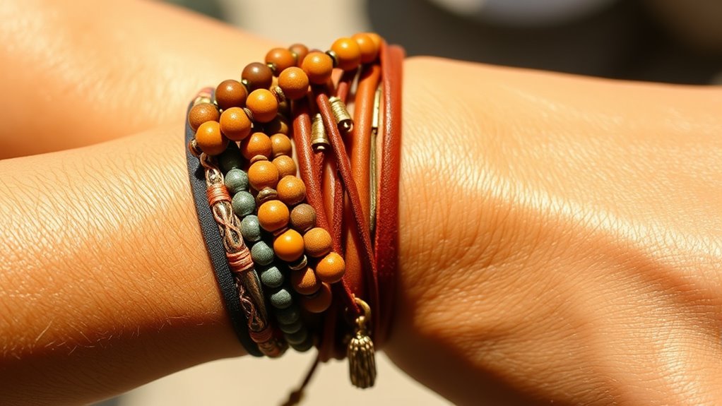 boho stack bracelets collection