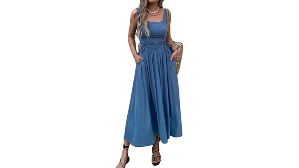 boho summer maxi dress
