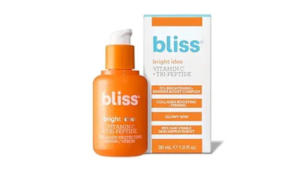 brightening serum with peptides