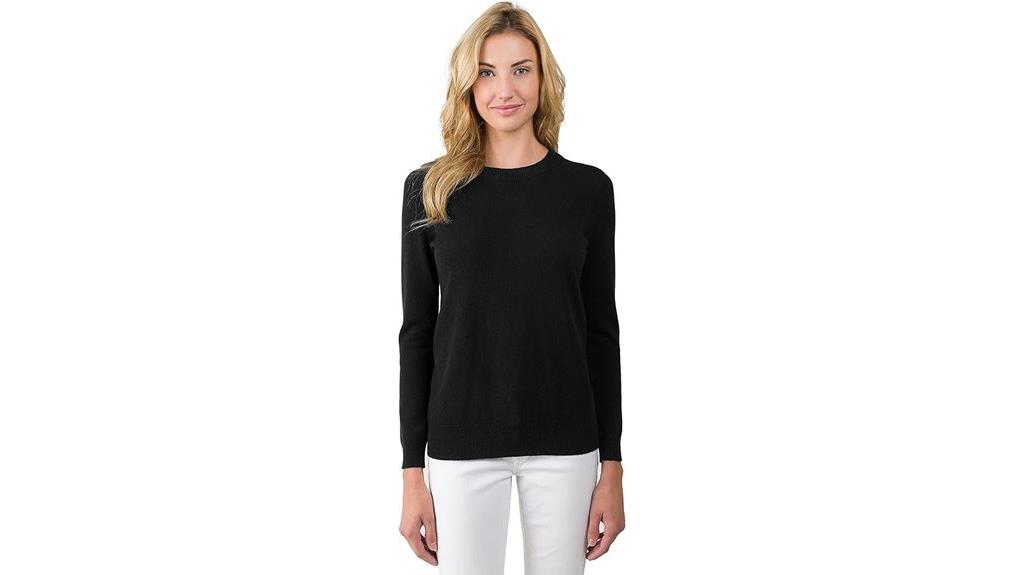 cashmere long sleeve sweater