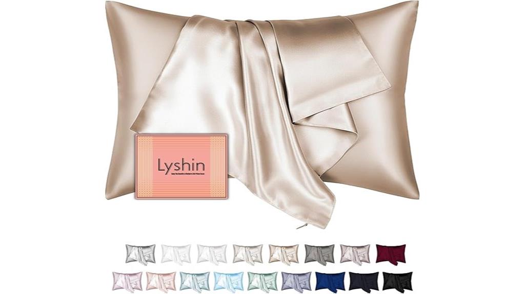 champagne silk pillowcase pack