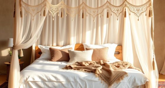 chic boho bed canopies