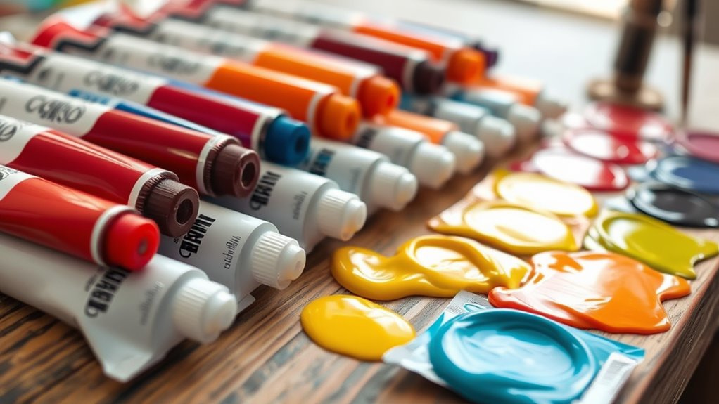 choosing quality acrylic paints
