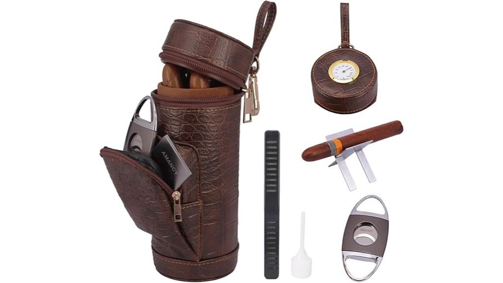 cigar case with cutter