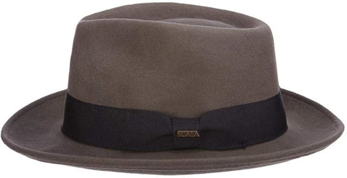 classic crushable wool fedora