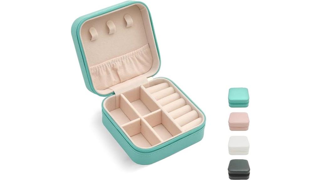 compact jewelry travel organizer