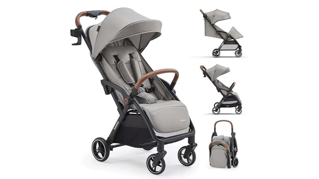 compact reclining travel stroller