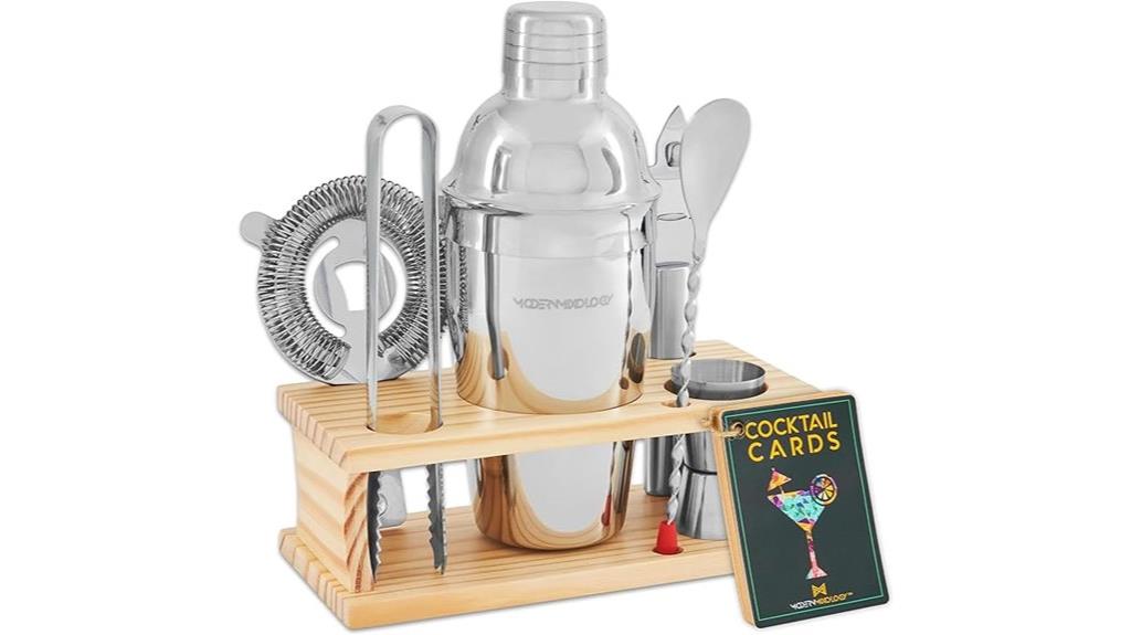 complete 8 piece cocktail set