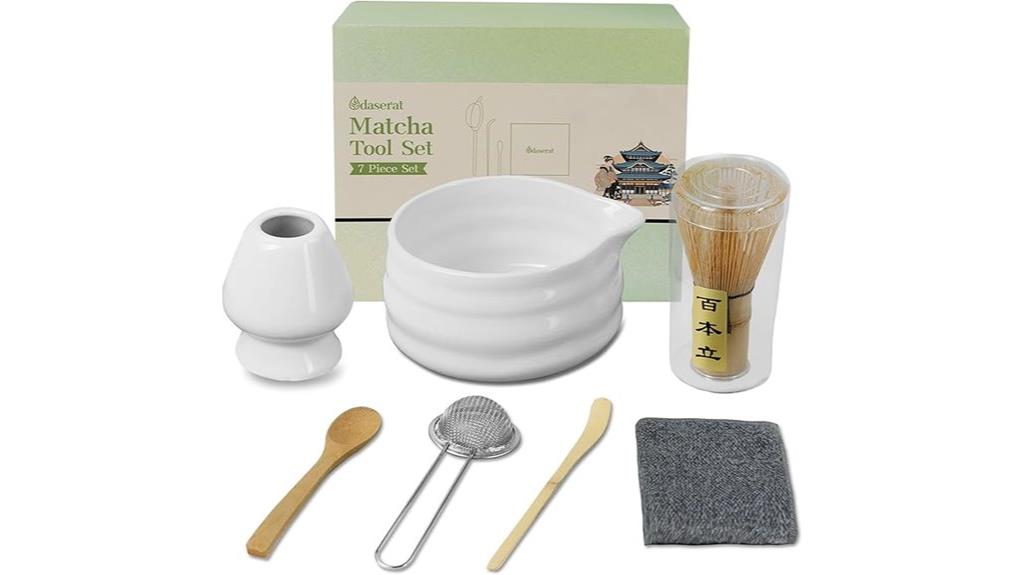 complete seven piece matcha set