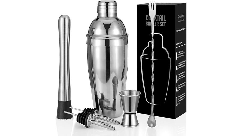 complete six piece bartender set