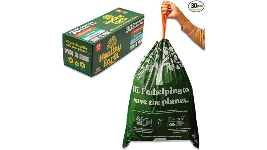 compostable trash bags pack