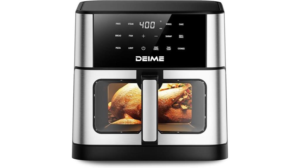 deimi 10 2 qt air fryer