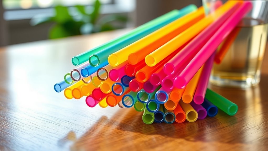 eco friendly silicone straw collection