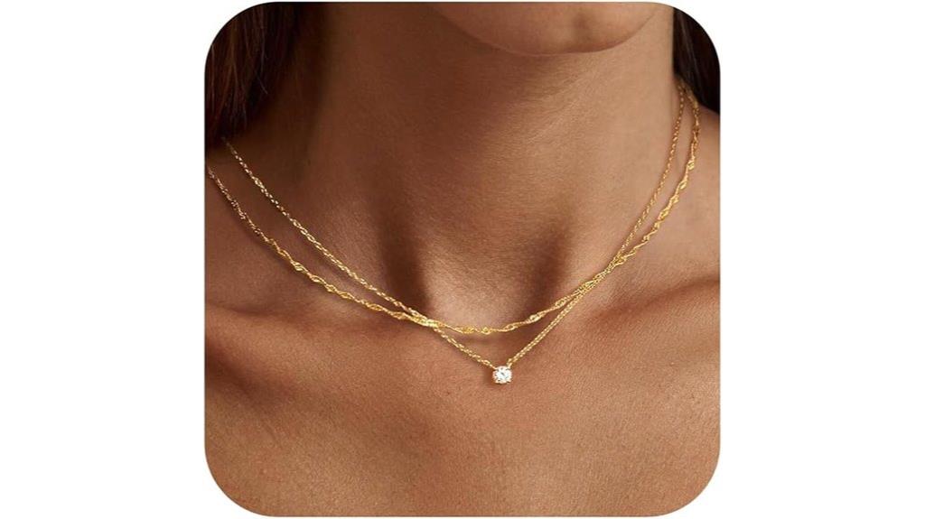 elegant diamond necklace for women