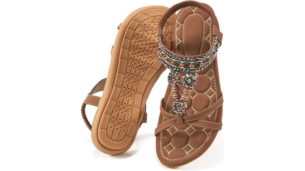 elegant elastic ankle sandals
