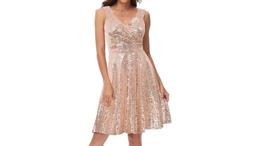 elegant sleeveless a line dress
