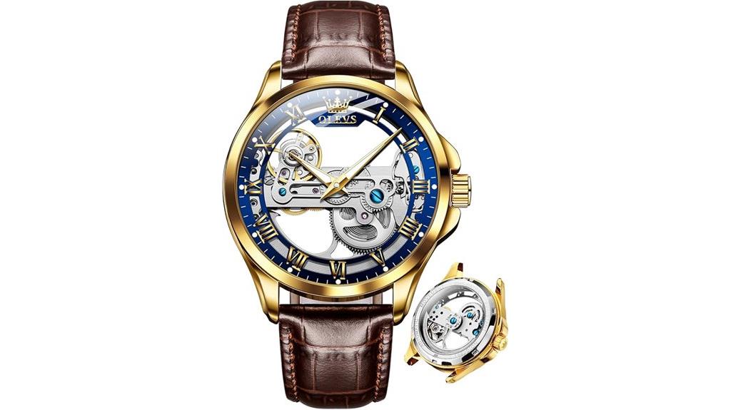 elegant waterproof luminous watch