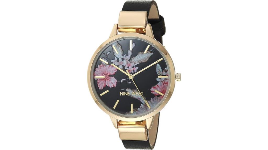 floral dial women s watch