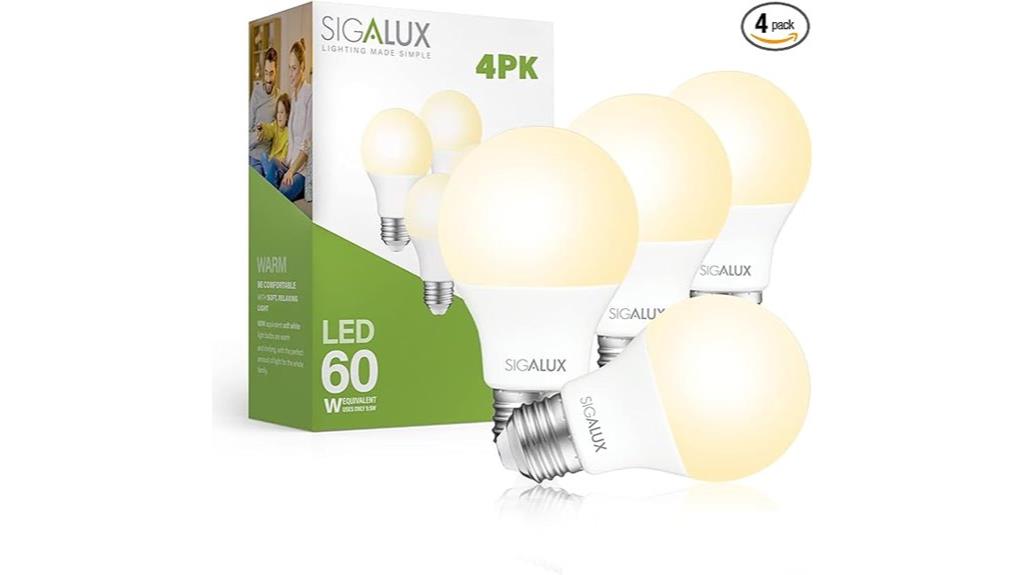 four pack soft white leds